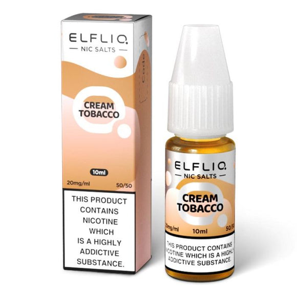 Elfliq - Cream Tobacco - 10mg & 20mg Nic Salt