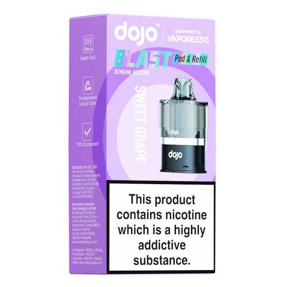 Dojo Blast 6000 REFILL Pod - 20mg