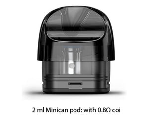 Aspire Minican Pod Kit -  Replacement Pods 0.8ohm